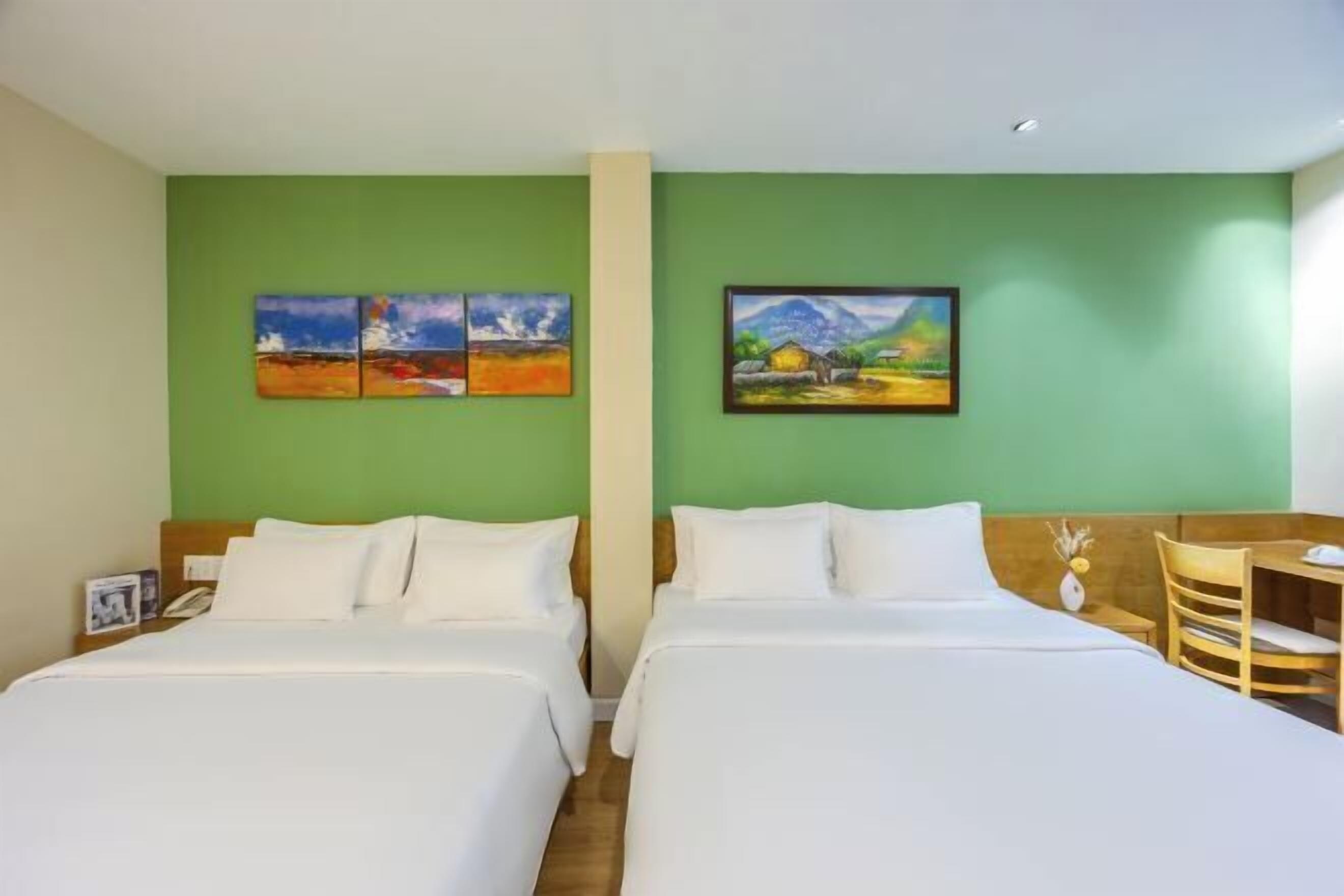 Minibar, in-room safe, desk, blackout curtains