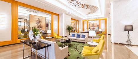 Lobby sitting area
