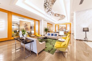Lobby sitting area