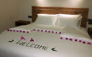 Premium bedding, minibar, in-room safe, desk