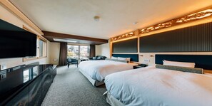 Premium Twin Room, River View, Corner | 1 bedroom, premium bedding, down duvets, pillow-top beds - Hotel ALZA KYOTO (Kyoto)