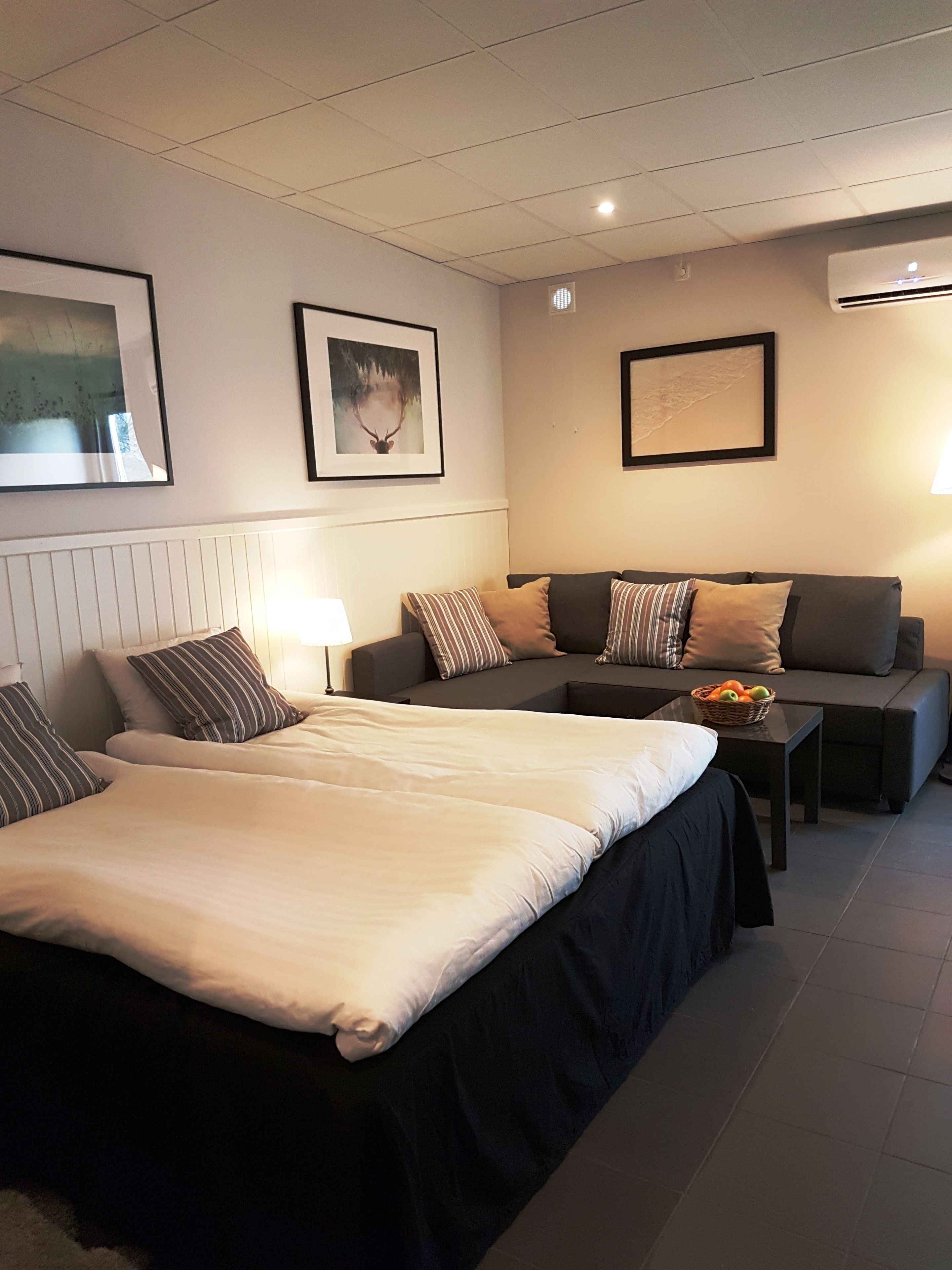 deluxe double or twin room | desk, laptop workspace, blackout curtains, iron/ironing board