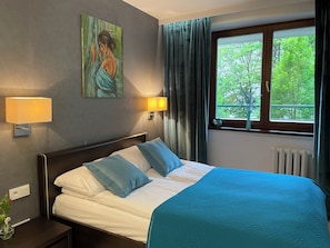 클래식 스위트, 침실 1개, 금연, 간이주방 (Black Jack) | 1 개의 침실, 고급 침구, 암막 커튼, 다리미/다리미판