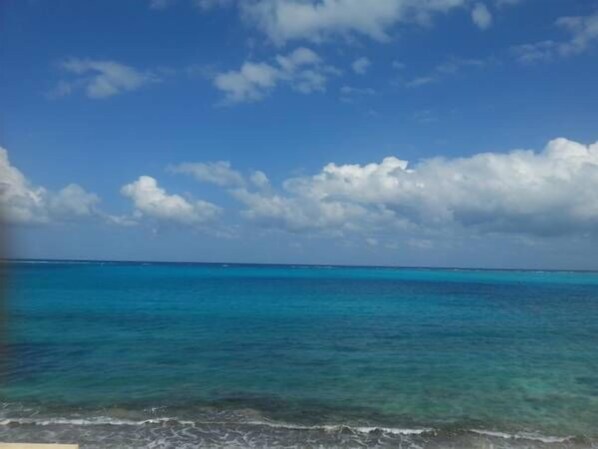 En la playa