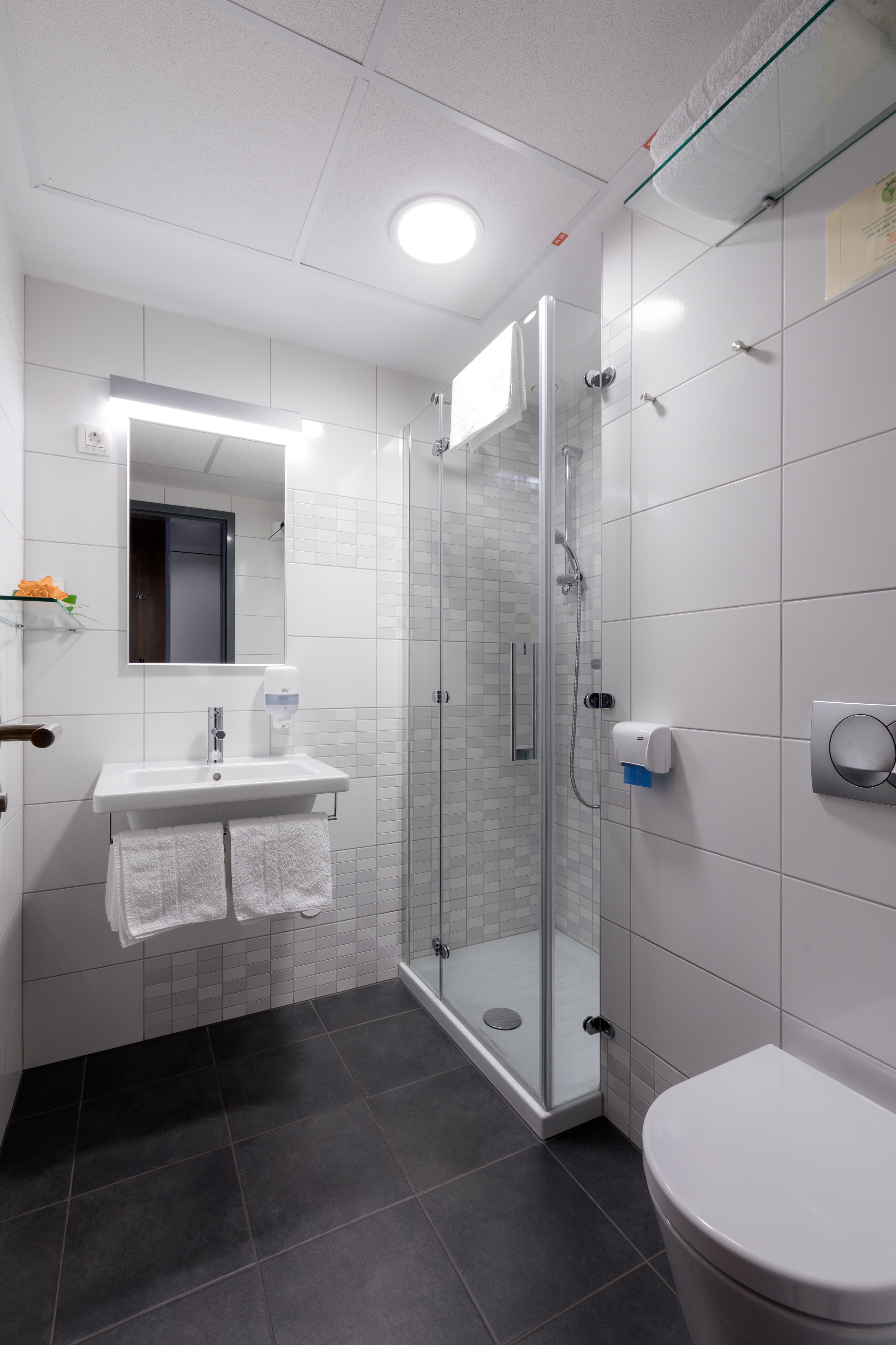 triple room, balcony | bathroom | shower, free toiletries, hair dryer, slippers