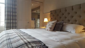Doppelzimmer, 1 King-Bett (Tartan) | Bettwäsche aus ägyptischer Baumwolle, hochwertige Bettwaren