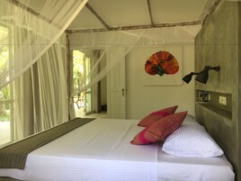 Deluxe Bungalow, Multiple Bedrooms, Private Bathroom, Garden View | In-room safe, iron/ironing board, rollaway beds, free WiFi