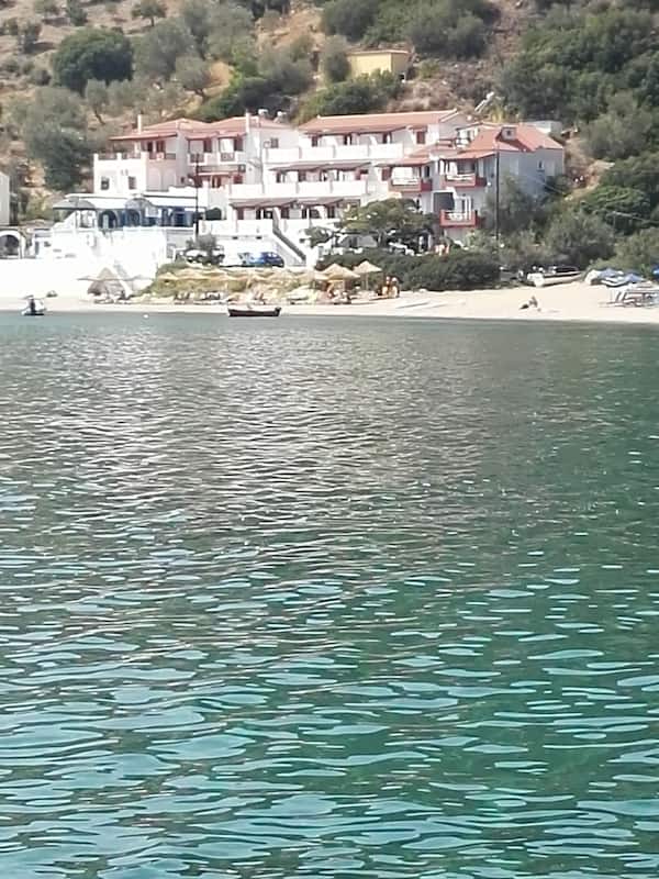 On the beach