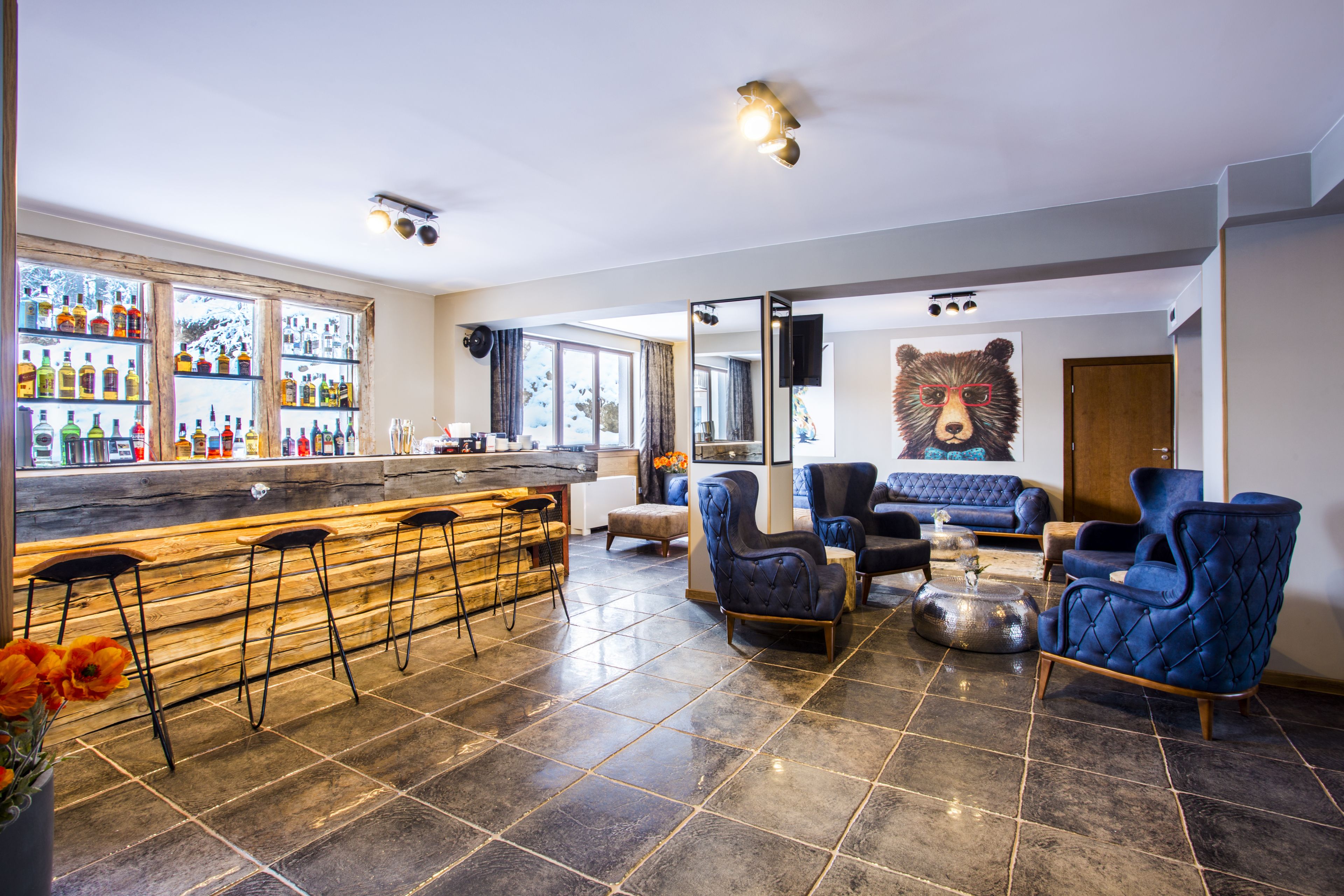 Lobby sitting area