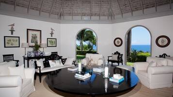 Villa, 4 Bedrooms | Living area | Flat-screen TV