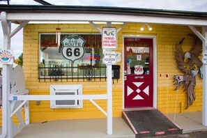 Entrada al alojamiento