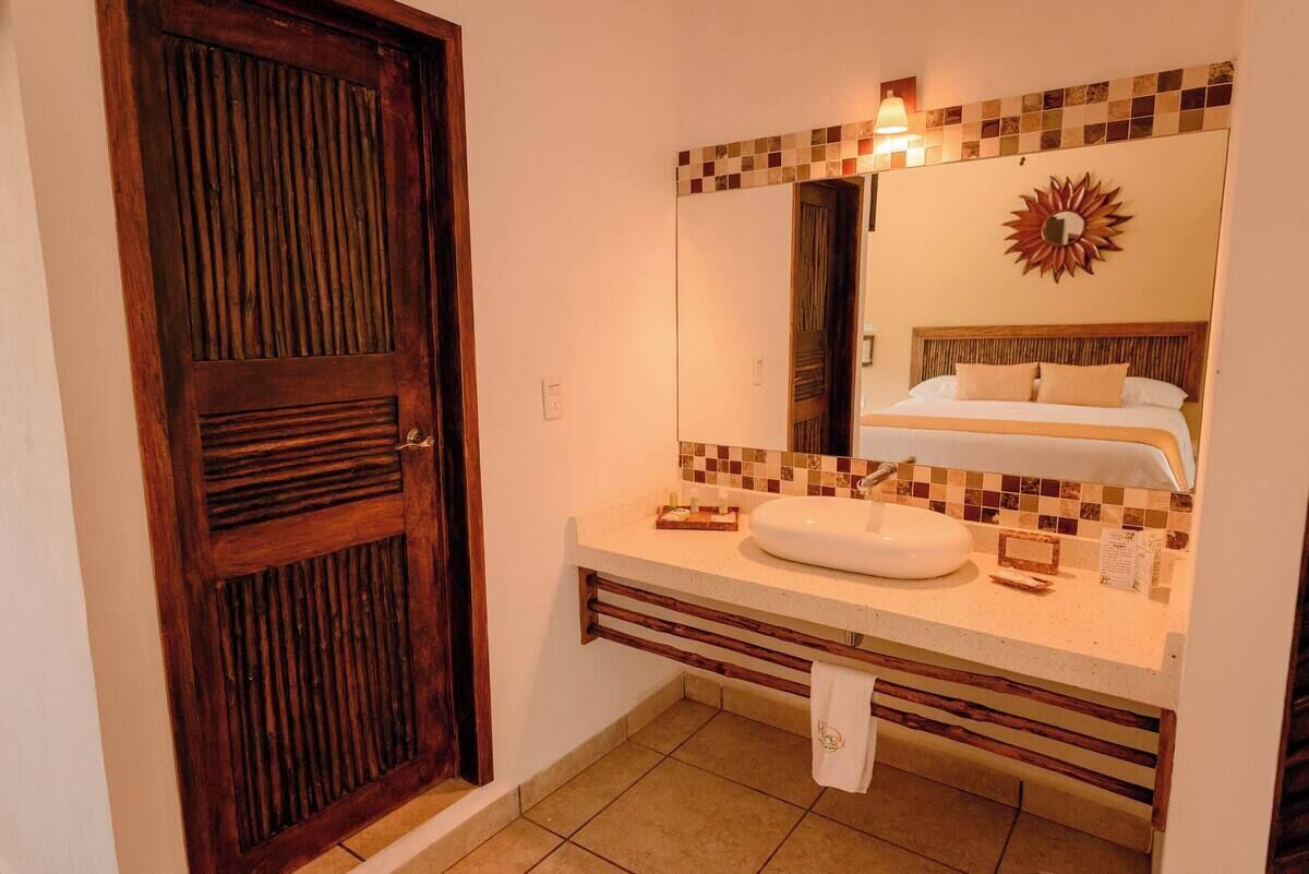 shower, free toiletries, hair dryer, bathrobes