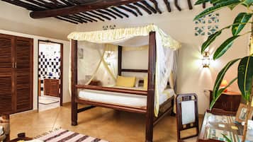 6 slaapkamers, een kluis op de kamer, een bureau