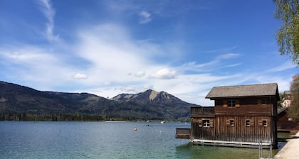 Cabin with great location and view of the Bischofsmütze Mountain