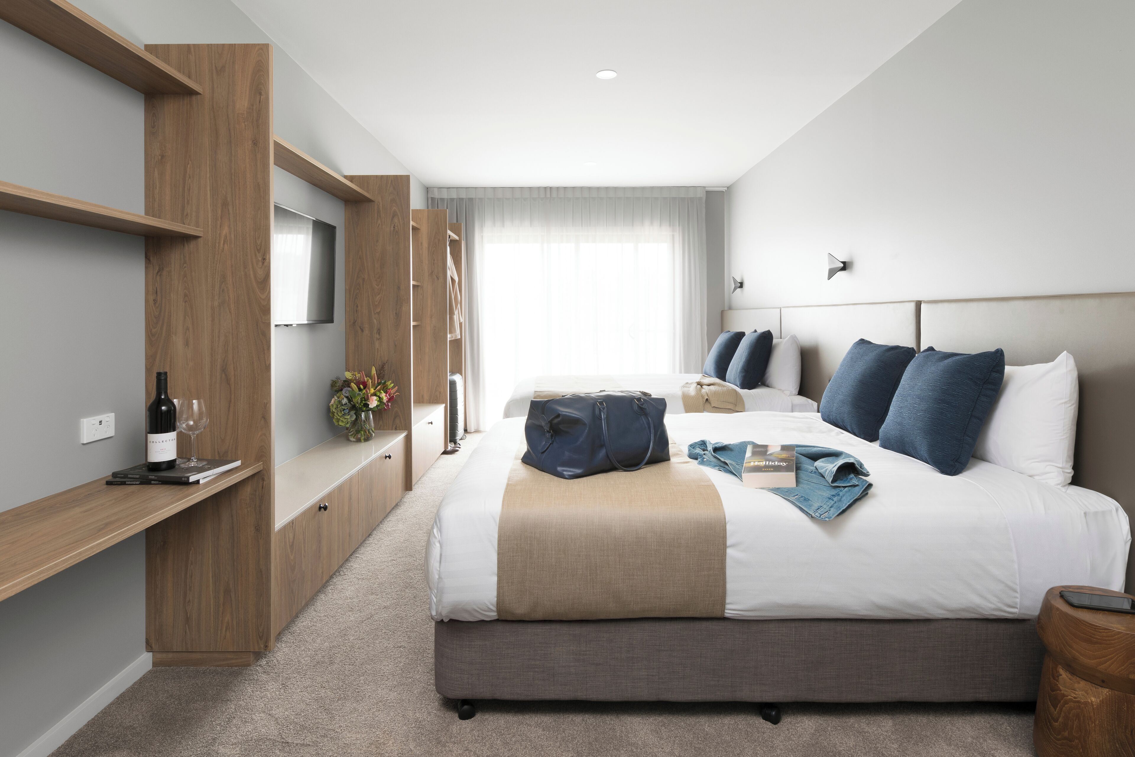 Premium Double or Twin Room, Pets allowed | Desk, laptop workspace, blackout curtains, iron/ironing board