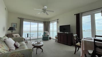Smart TV, video games, DVD player, books