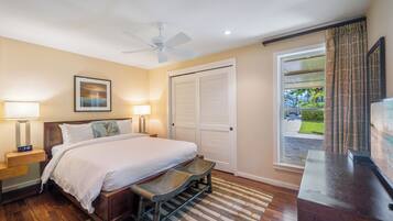 3 chambres, coffres-forts dans les chambres, fer et planche à repasser