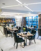 Breakfast, lunch and dinner served