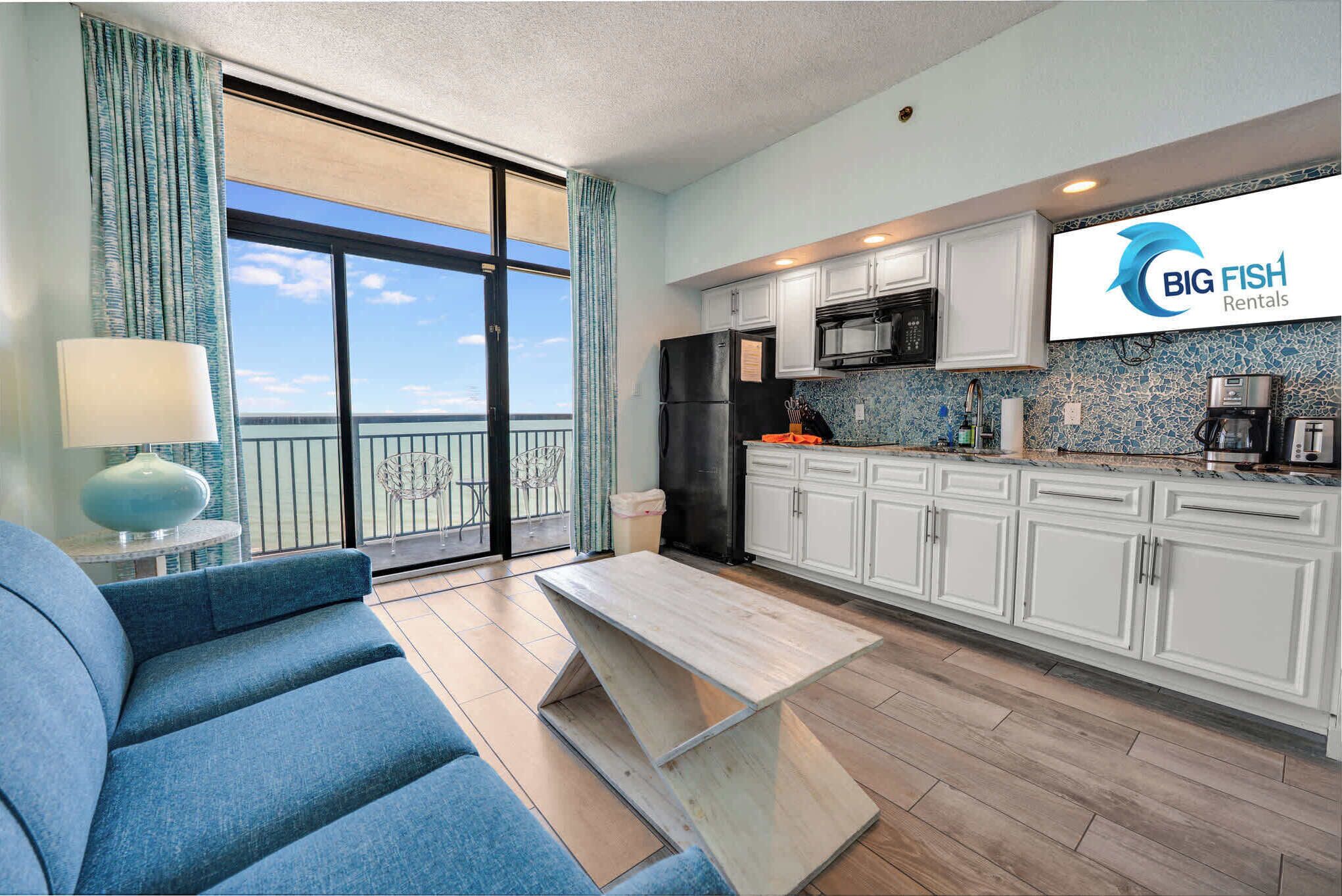 Televisie en een kantoor