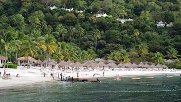 Sun loungers, beach towels