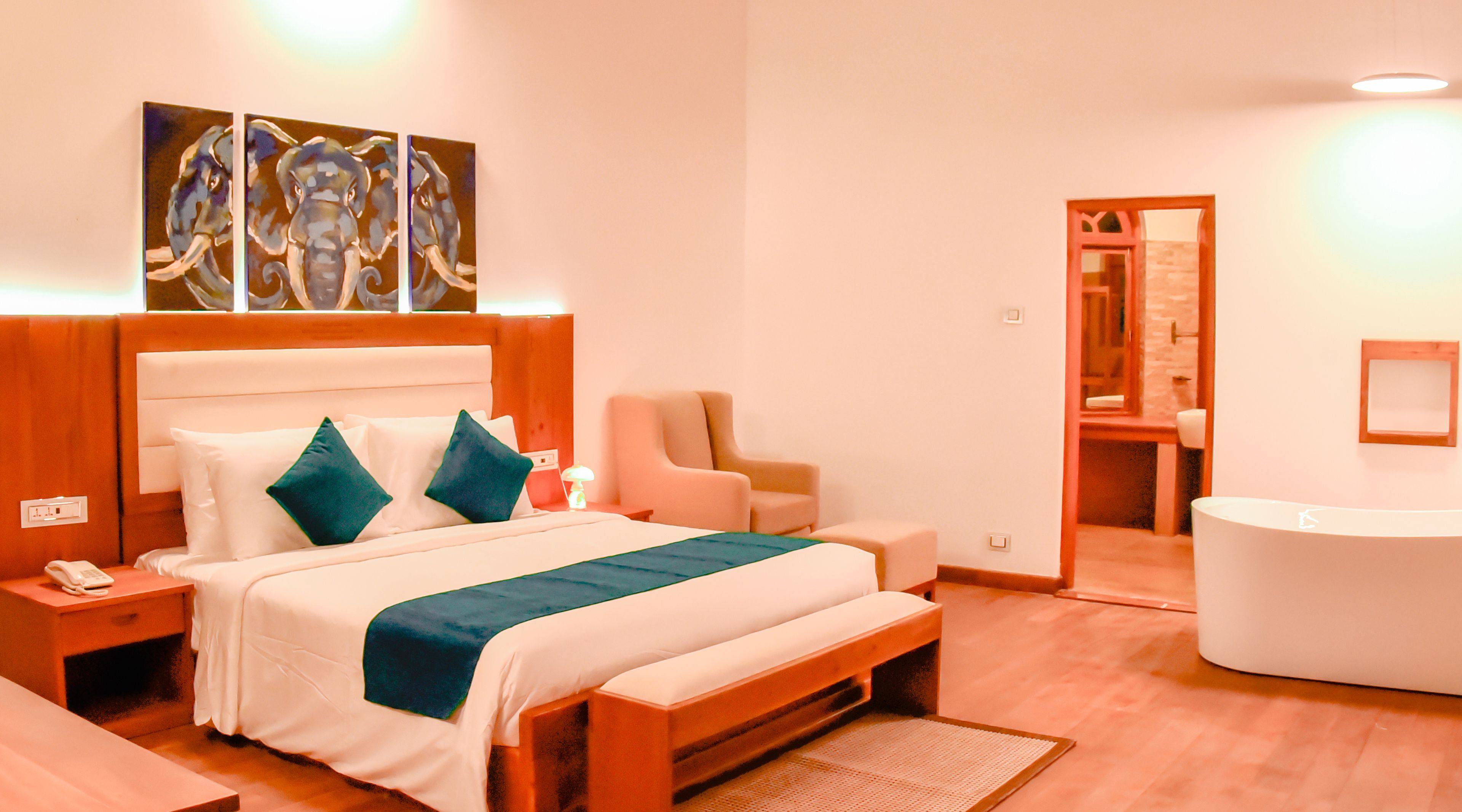 superior king suite with garden view | 1 bedroom, premium bedding, pillow-top beds, minibar