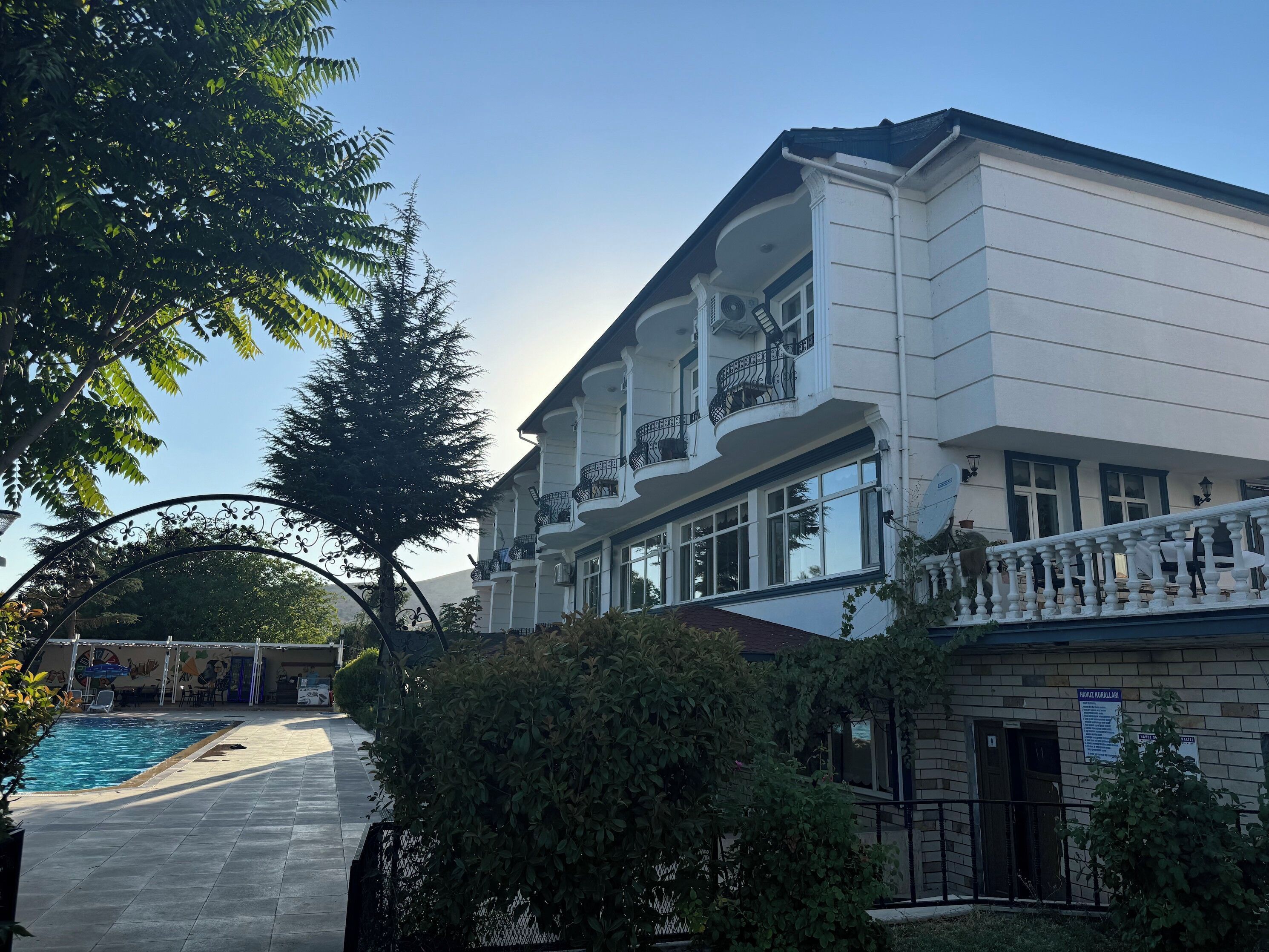 Façade de l’hébergement