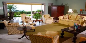 Villa, 4 Bedrooms | Living area | Flat-screen TV