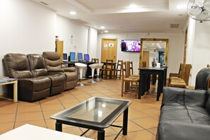 Sala de estar en el lobby