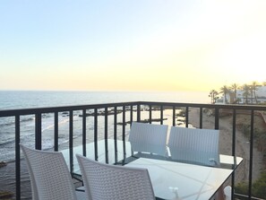 Design Apartment, 1 Bedroom, Sea View | Terrace/patio - Apartamento Balcon del Mar (Mijas)