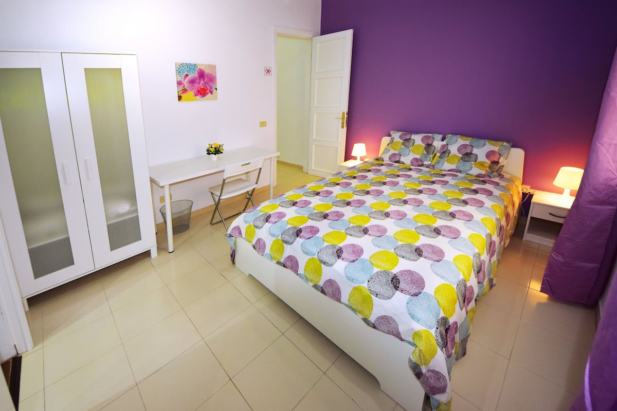 Double Room, Private Bathroom (Purple)