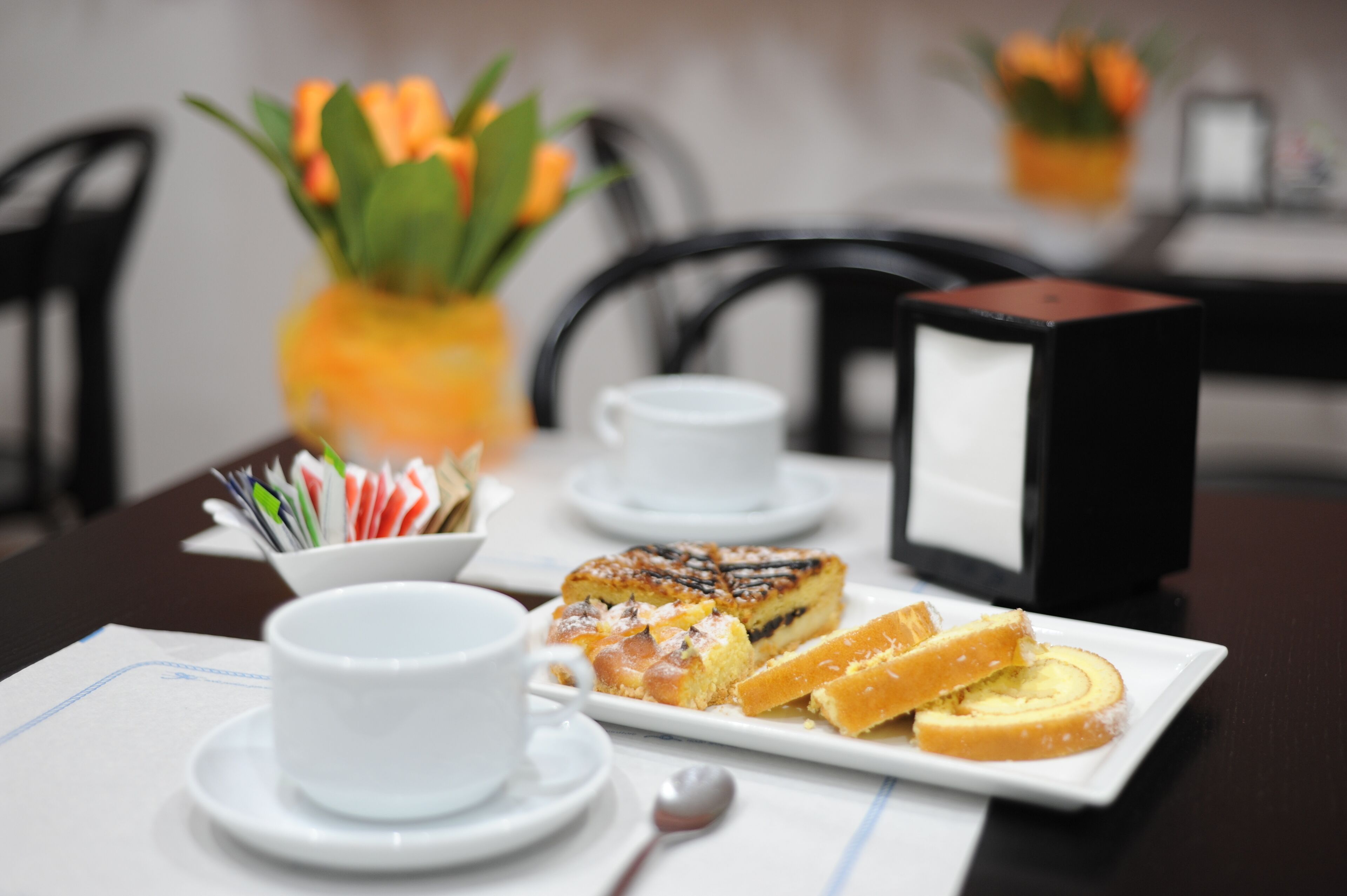 daily buffet breakfast (eur 8 per person)