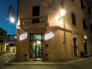 Façade de l’hébergement