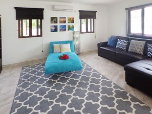 Room, 3 Bedrooms | Living area | Flat-screen TV - Cool Breeze, 3BR by Jamaican Treasures (Duncans)