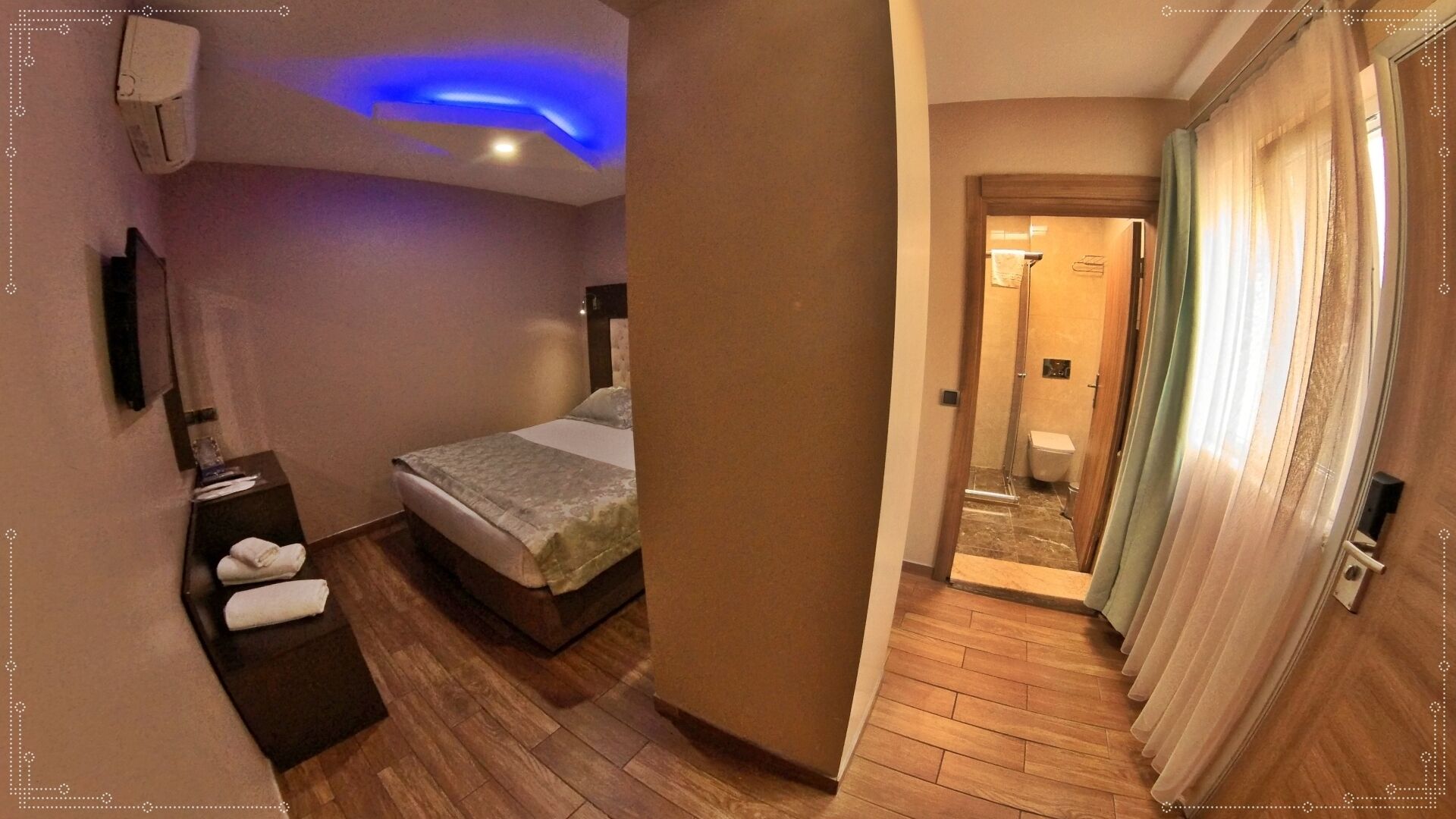 Økonomi-dobbeltrom, 1 queensize-seng, 1. etasje | Lydisolert, wi-fi (inkludert) og sengetøy