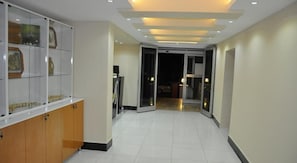 Interior entrance