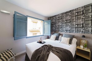 Dubbelrum - 1 dubbelsäng | Individuell inredning, mörkläggningsgardiner och gratis wi-fi