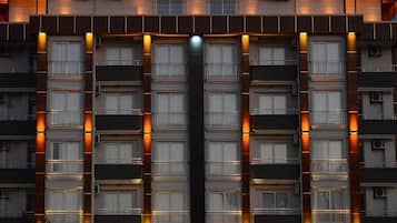 Front of property – evening/night