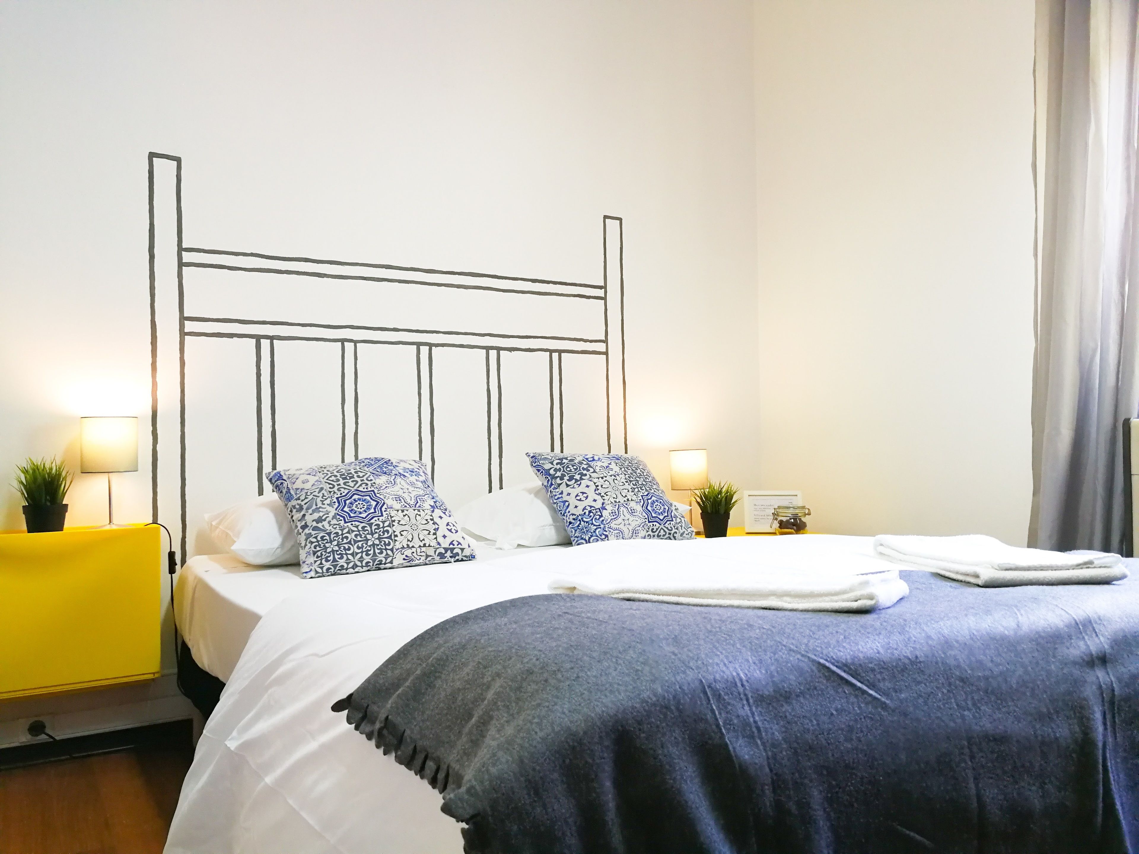 Blackout drapes, iron/ironing board, free WiFi, bed sheets