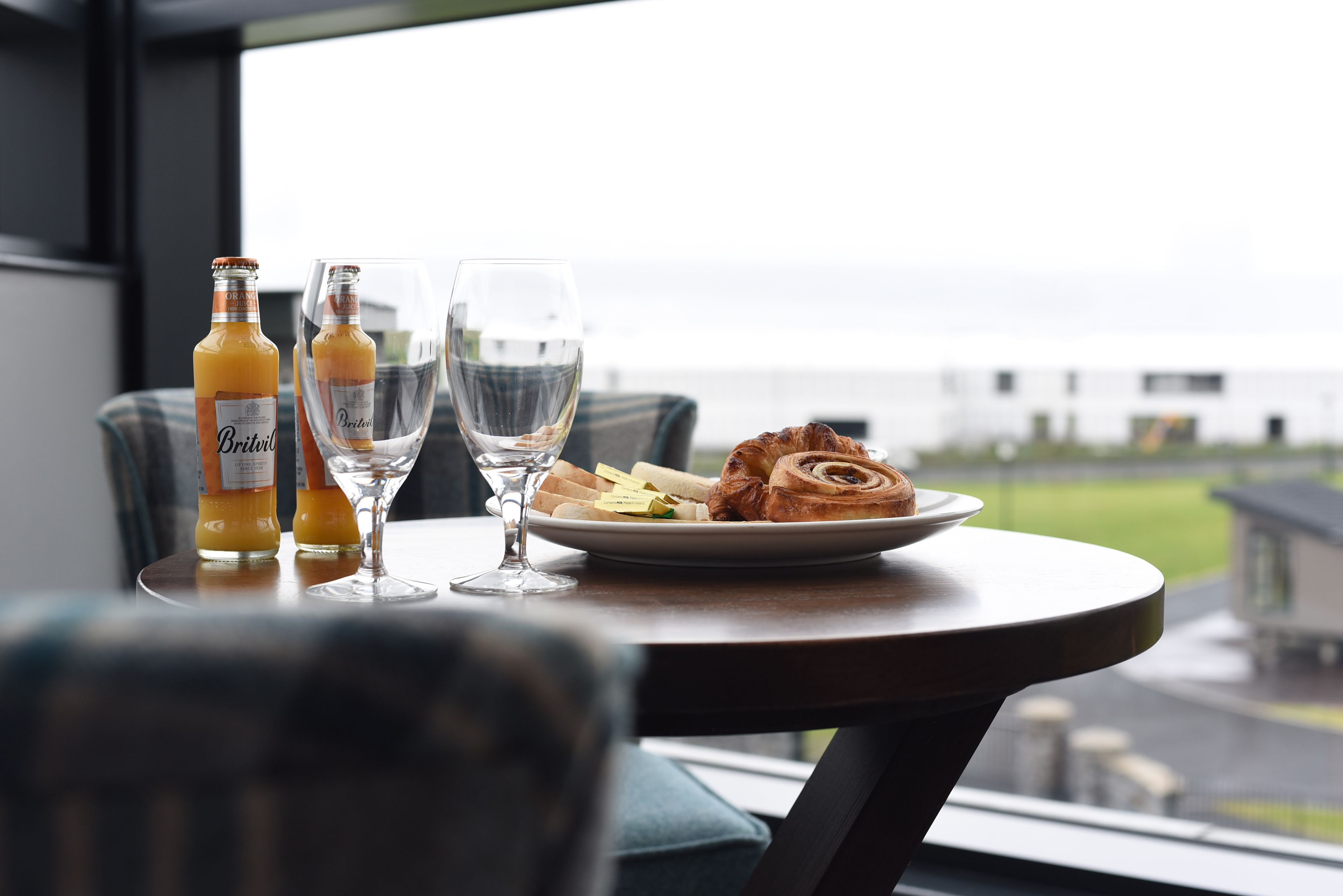 Opções para refeição no quarto