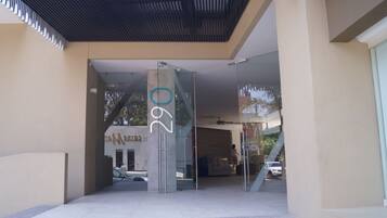 Entrada de la propiedad