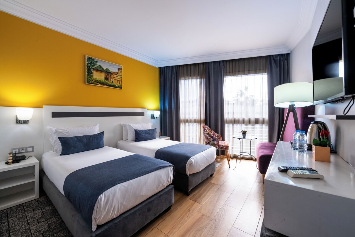 Superior Twin Room | Premium bedding, minibar, in-room safe, desk