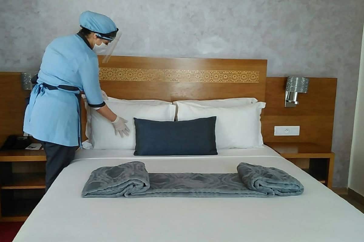 deluxe double room, terrace | 1 bedroom, premium bedding, minibar, in-room safe