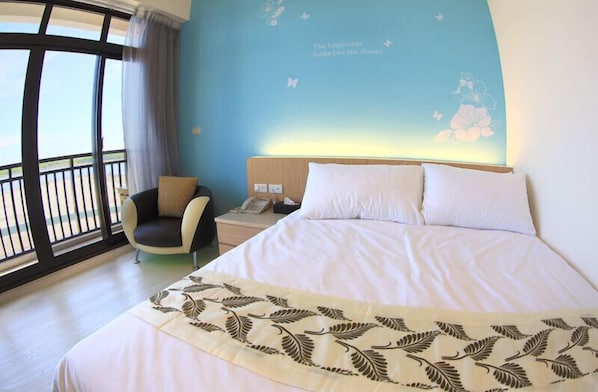 Desk, blackout curtains, rollaway beds, free WiFi