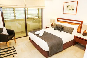 Íbúð - 3 svefnherbergi | 3 svefnherbergi, rúmföt af bestu gerð, sérhannaðar innréttingar