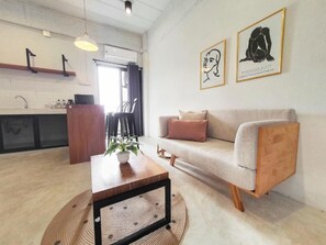 Skrivebord, mørklægningsgardiner, gratis Wi-Fi, sengetøj