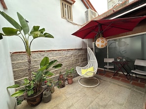 Comfort Quadruple Room, 2 Double Beds, Refrigerator, Courtyard Area | View from room
