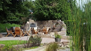 Outdoor dining - Modern comfort apartment in the spa town on the Rennsteig (Friedrichroda OT Finsterbergen)