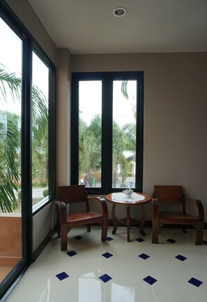 Sala de estar en el lobby