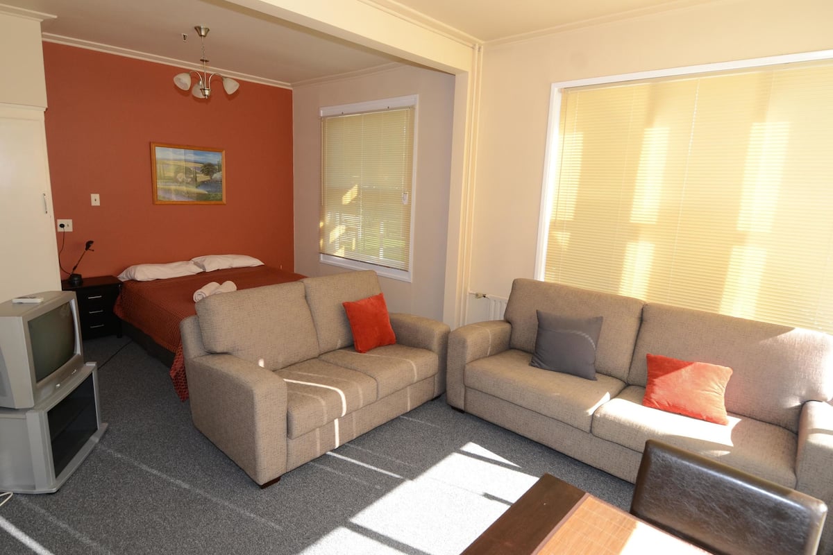 Studio Apartment, 1 Queen Bed | Living area
