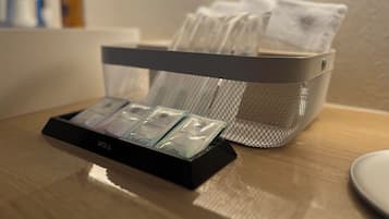 Down duvets, free WiFi, bed sheets